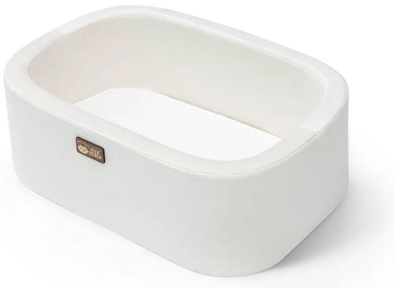 Pătuț leagăn alb/natural Hier – Kalune Design