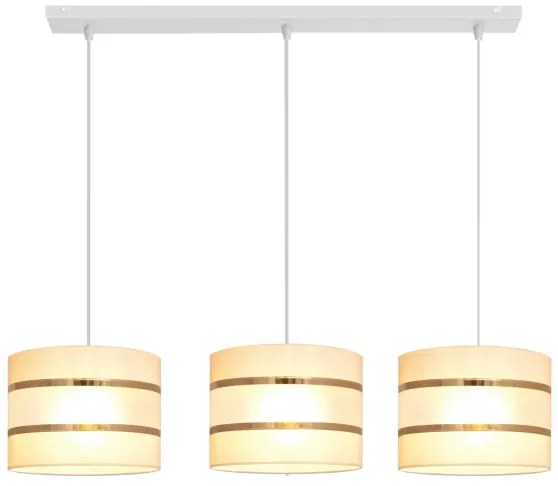 Lustră pe cablu HELEN 3xE27/15W/230V crem
