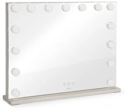 Oglinda cosmetica Hollywood Livoo DOS207, LED 15 puncte, 56x44cm