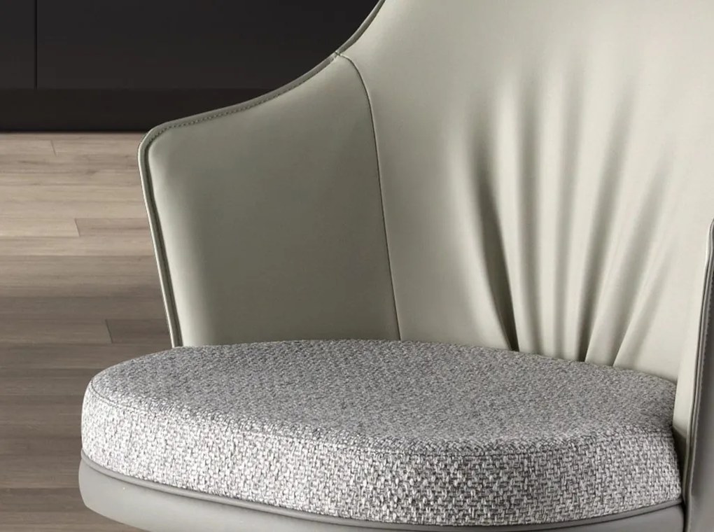 Scaun de bar pivotant cu inaltime reglabila Stool gri