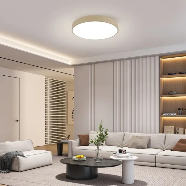 Brilagi Plafonieră LED POOL, 60 W, 230 V, 3000/4000/6000 K, Ø 60 cm, bej