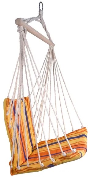 Hamac pentru șezut portocaliu