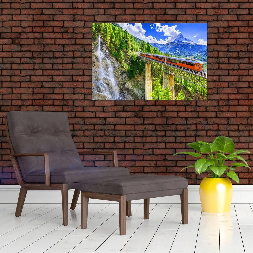 Tablou - Matterhorn, Zermatt, Valais, Elveția (90x60 cm)