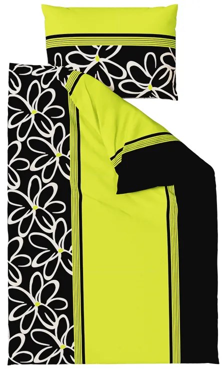 Lenjerie de pat din bumbac Culoare verde, BELLA