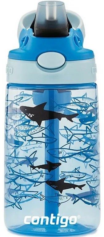 Sticlă pentru copii Contigo Easy Clean 420 ml Blue Sharks