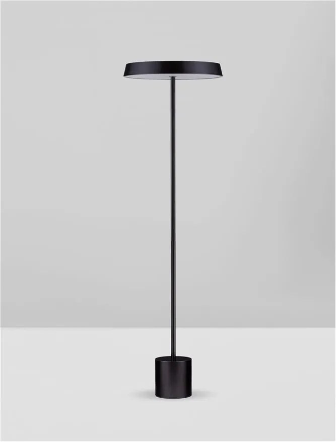 Lampa de podea LED design modern VETRO negru, D-40cm