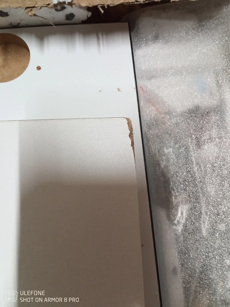 OFERTA Dulap alb pentru lavoar MASON BL13, negru lucios HG calitatea II