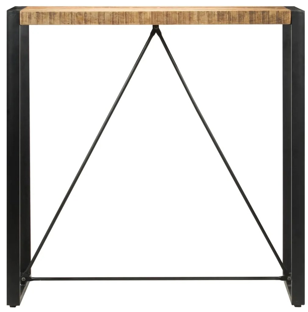 285954 vidaXL Masă de bar, 110 x 60 x 110 cm, lemn masiv de mango