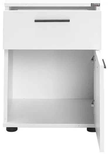 Noptieră 57x40 cm alb