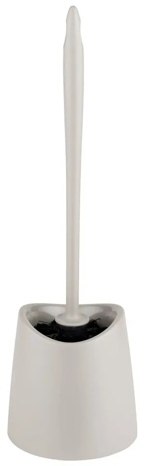 Perie de WC taupe din plastic Portes – Allstar