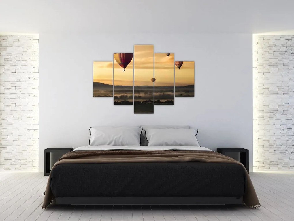 Tablou cu baloane zburând (150x105 cm)