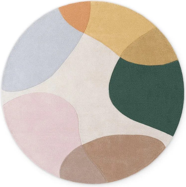 Covor țesut manual rotund din lână ø 160 cm Hackney Clarissa – Ted Baker