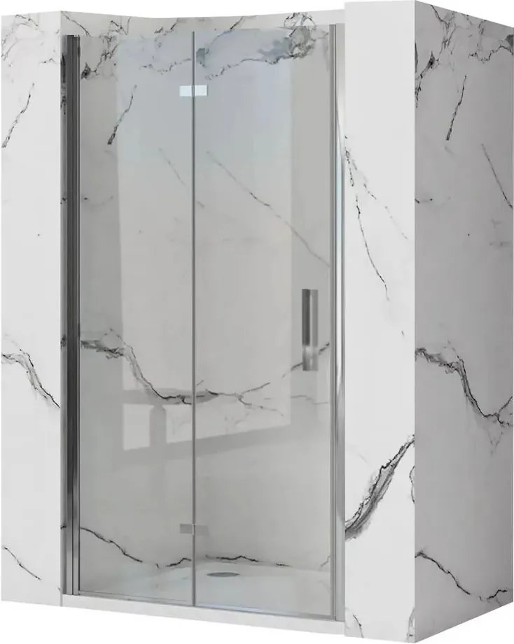 Usa de nisa pliabila Rea Molier 100 cm sticla 6 mm + profil magnetic crom