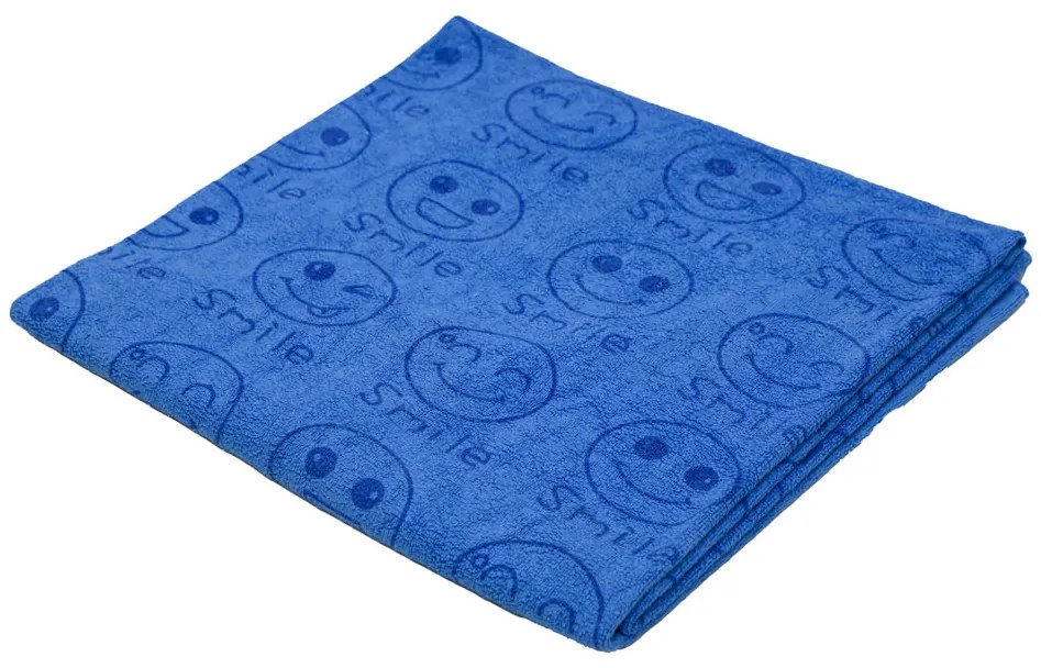 Prosop cu uscare rapida Culoare albastru, SMILE