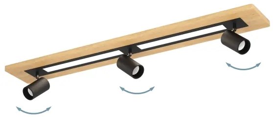 Spot LED Eglo 39749 TORRESTRALLE 2xLED/12W/230V + 3xGU10/4,5W