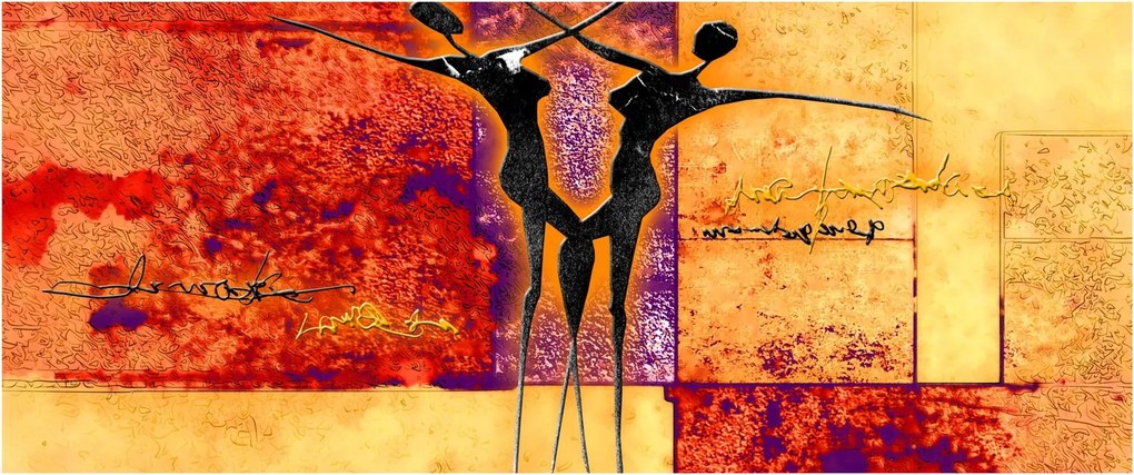 Tablou - Zeița africană (120x50 cm)