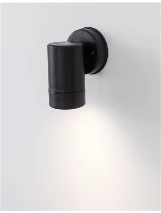 Aplica perete de exterior cu iluminat ambiental IP44 LIMBIO I neagra