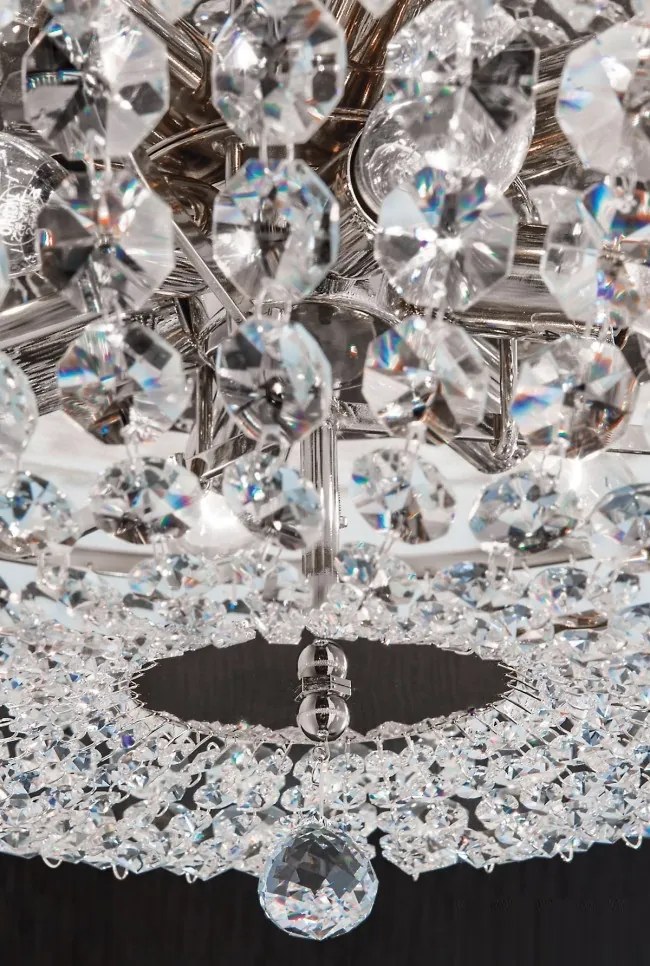 Lustra aplicata cristal Schöler design de lux Sheraton 45cm, chrome