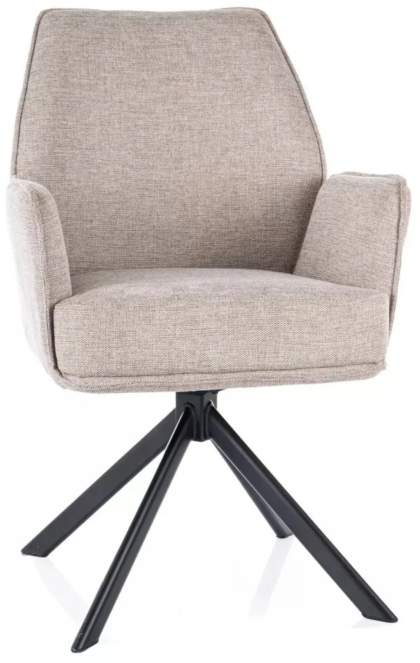 Scaun Hugo bej/negru Brego31