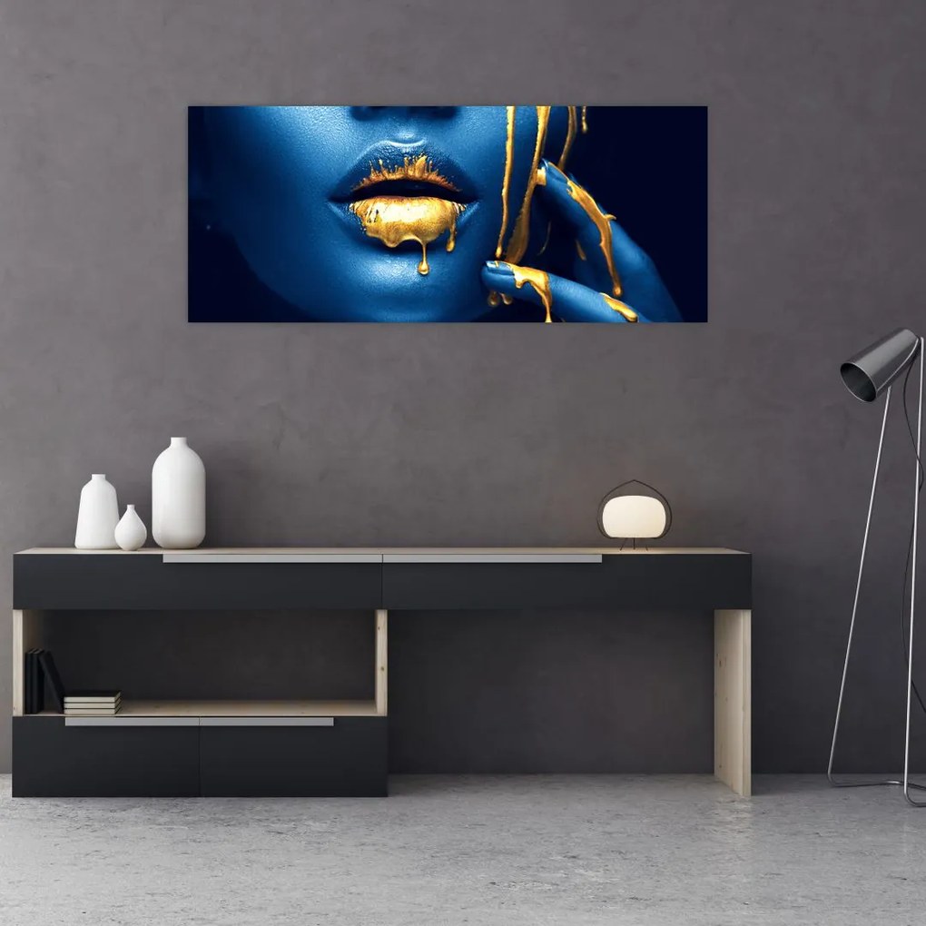 Tablou cu fața omeneaască (120x50 cm)