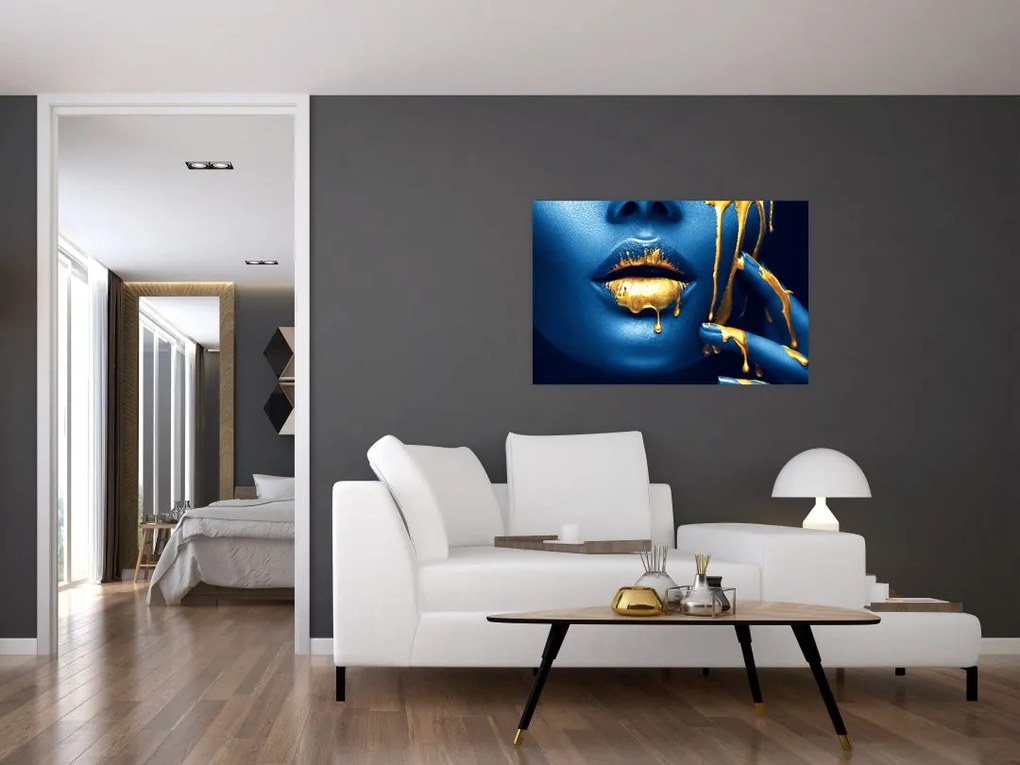 Tablou cu fața omeneaască (90x60 cm)