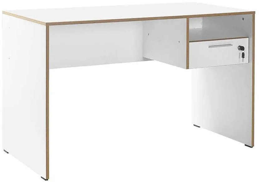 Masă PC Calliope 2 (alb + stejar) . 1109391