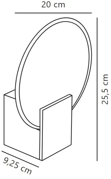 Aplică LED dimabilă pentru baie Nordlux HESTER LED/9,5W/230V alb