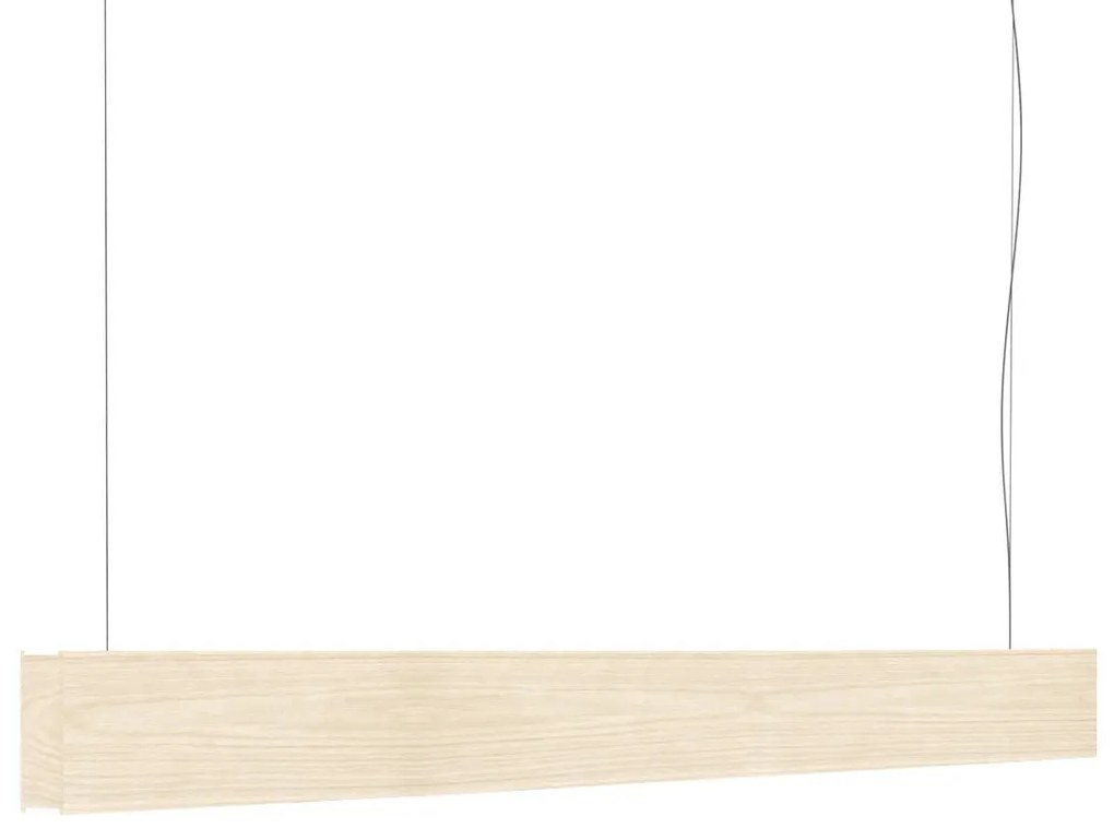 Lampă suspendată LED120, mai multe variante - TUNTO Model: 1300 mm frasin, ceară-ulei, directă și indirectă light