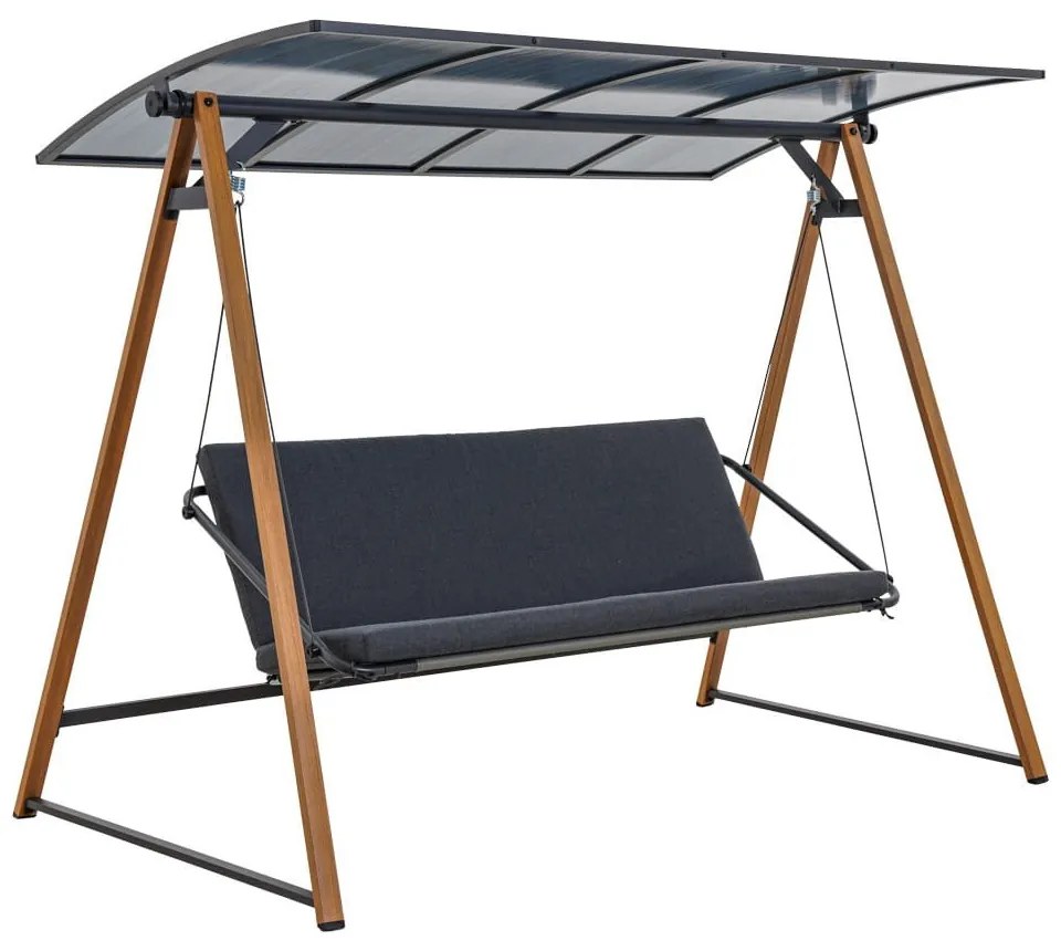 Balansoar de terasa Duisburg antracit L232 cm