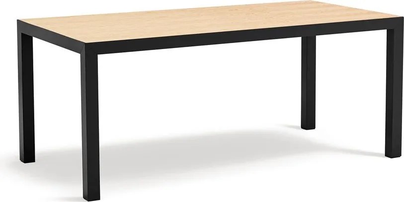 Masă de dining cu blat din lemn de stejar 75x180 cm Alma – Teulat