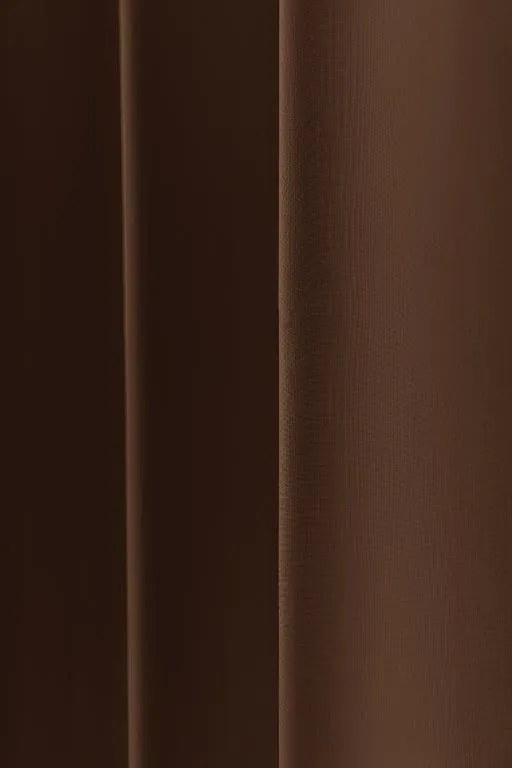 Draperie maro inchis cu rejansa OXFORD 140x250 cm