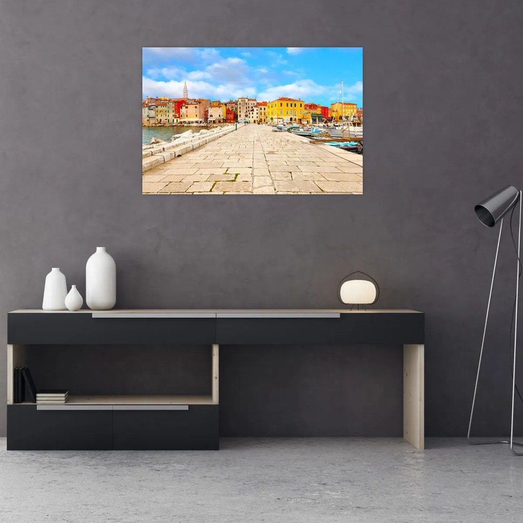 Tablou - Orașul Istrian vechi Poreč, Croația (90x60 cm)