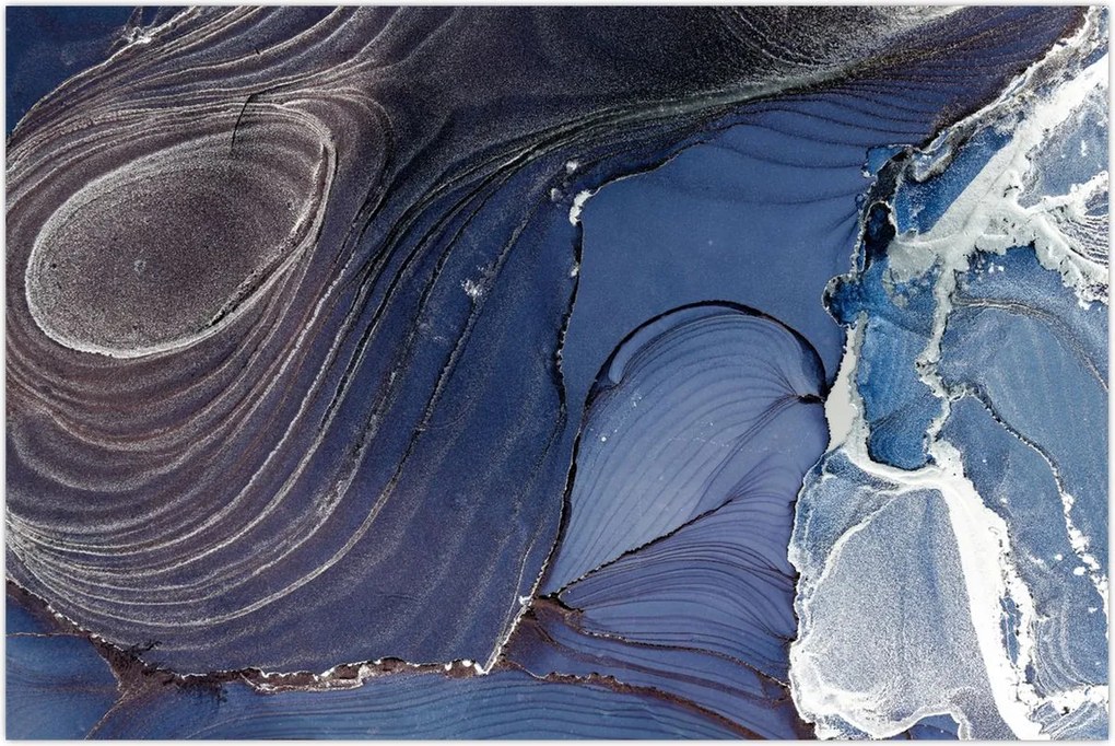 Tablou - Cerneală marmorată (90x60 cm)