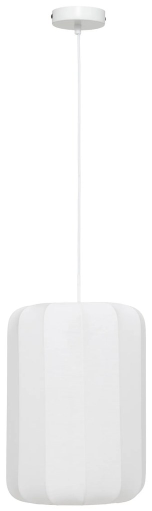 Lampă de tavan TOBIE cu abajur din bumbac, Ø 25 cm