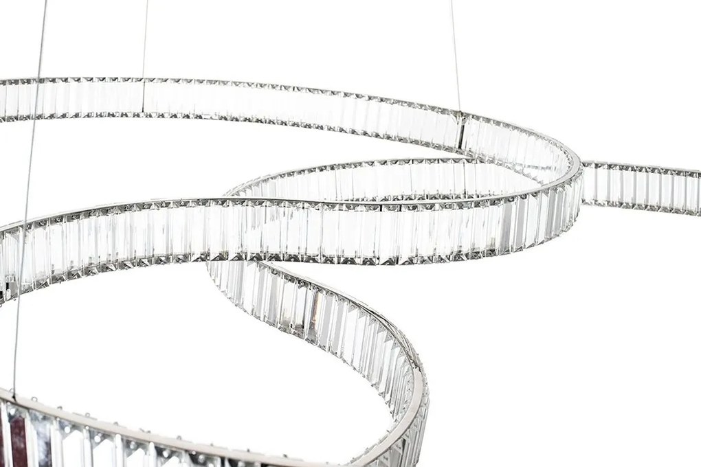 Lustra LED moderna design deosebit CHARMES 160A crom