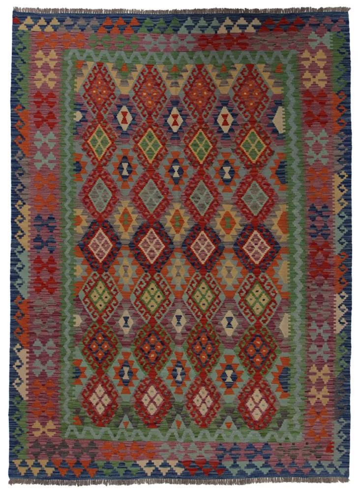 Covor kilim Chobi 246x188 afgane kilim din lână țesut manual