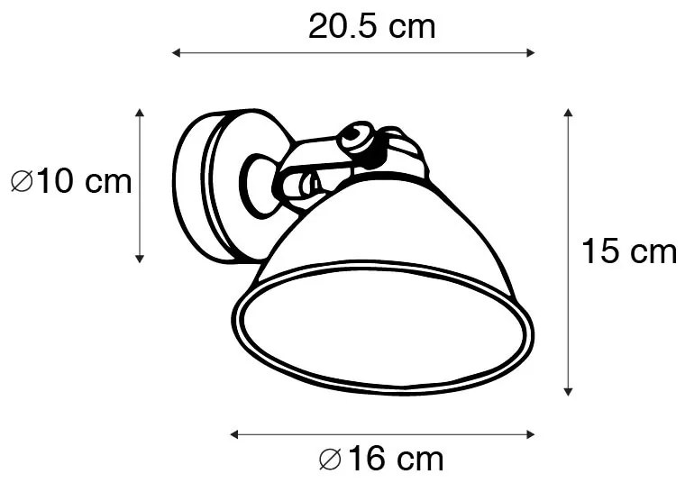 Aplică industrială bronz cu cupru reglabil - Liko