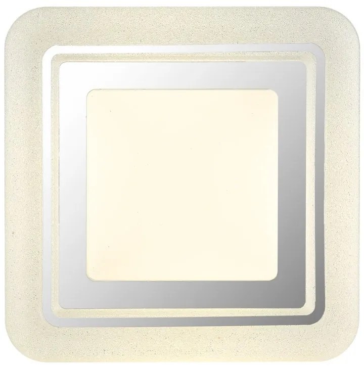 Plafoniera LED alba cu plastic sparkle MARCIA