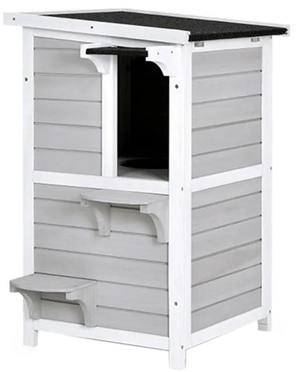 Cusca pisica cu 2 nivele