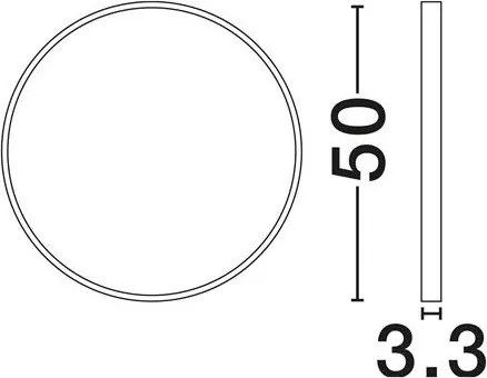 Oglinda de perete decorativa ROSSI 50cm