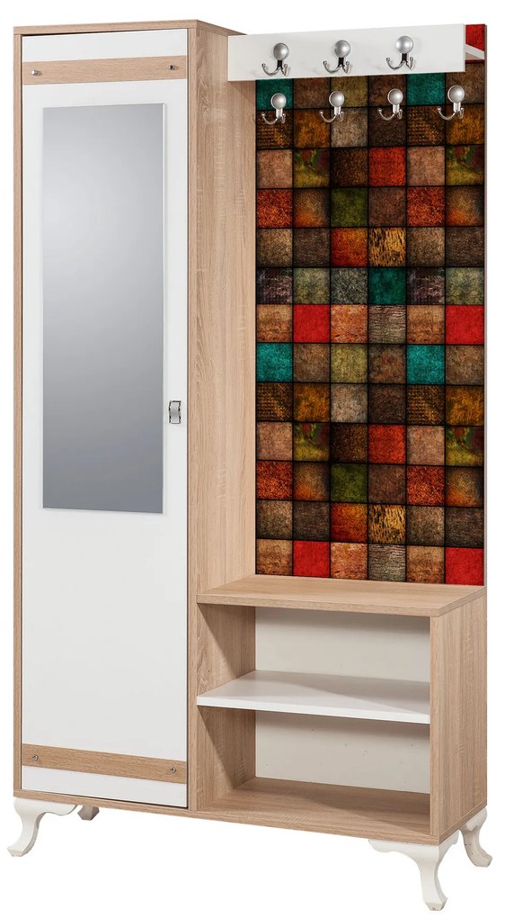 Mobilier hol Ivonne 723 (Stejar sonoma). 1088627