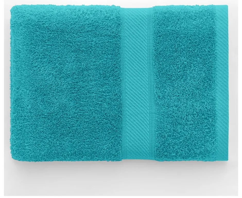 Prosop albastru/turcoaz din amestec de bambus din frotir 50x100 cm Bamby – DecoKing