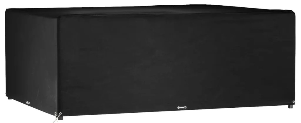 vidaXL Husă pentru mobilier grădină, 16 ocheți, 278x204x105 cm pătrat