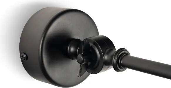 Brilagi - Lampă de perete QUILL 1xE27/40W/230V 83 cm neagră