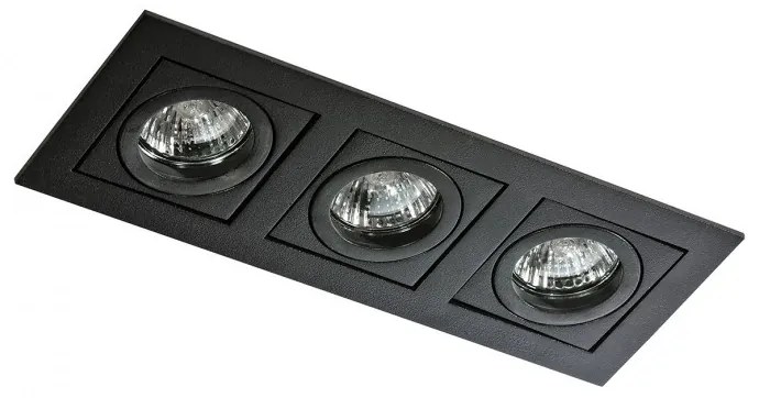 Spot incastrat tavan/plafon PACO 3 negru