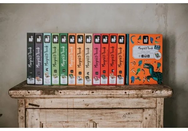 Janod - Set interactiv magnetic MAGNETIBOOK animale