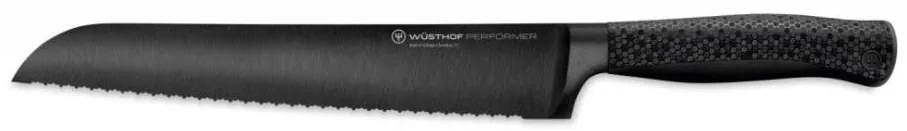 Wüsthof PERFORMER cuțit pâine 23 cm, mâner negru