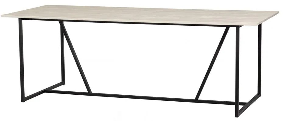 Masă de dining din lemn de frasin 90x220 cm Silas – WOOOD