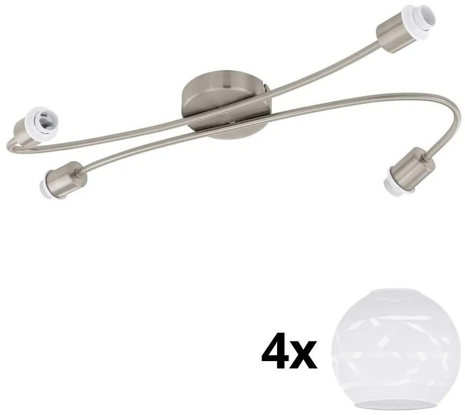 Spot LED Eglo MY CHOICE 4xE14/4W/230V crom/alb