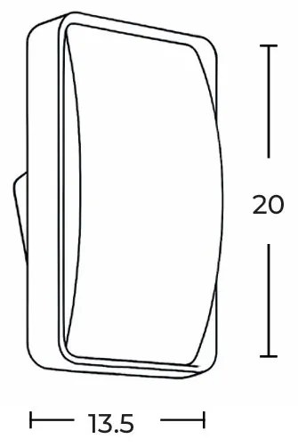 Aplica perete exterior, Protectie IP54, MORTEN gri inchis 3000K